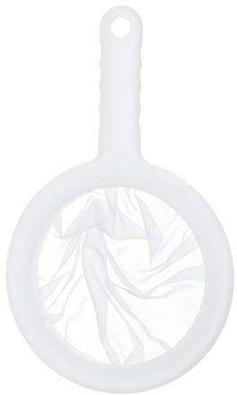 Colador ultrafino, malla de alambre fino, juego de colador de cocina con borde de malla de nailon, cuchara de filtro con mango antideslizante para leche de soja, quinoa, té, sopa, colador, hornear