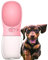 Edipets, Bebedero Perro Portatil, 350 ml, Antibacteriano, Botella Agua a Prueba de Fugas, Libre de BPA, Ideal para Las Actividades al Aire Libre (Rosa)