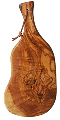 Tablero de charcutería de Madera Reutilizable Platos rústicos para Servir Agarre de Mano Tabla de Queso Regalo de Calentamiento de la casa Bandeja Decorativa Reutilizable para el h