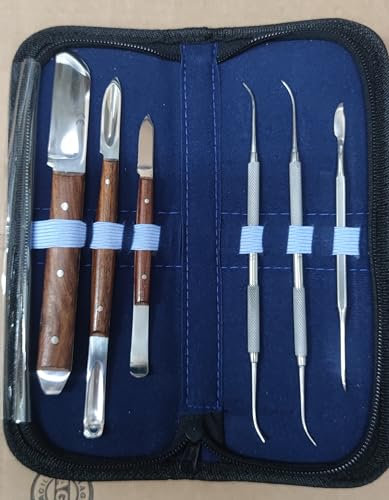 KIT STRUMENTI 6 PZ. LABORATORIO ODONTOTECNICO