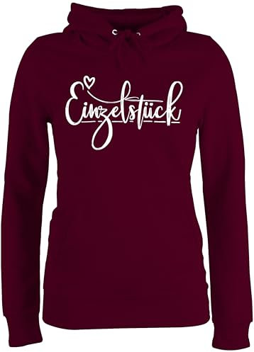 Pullover Damen Hoodie Frauen - Valentinstag Partner Liebe - Einzelstück I - XXL - Burgundrot - Valentinstagsgeschenk für ihn lustig Valentines Day Gifts walentinstag Love Hoody Geschenk partnerin