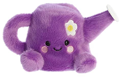 Aurora® Adorable Palm Pals™ Flo Watering Can™ Stuffed Animal - Fun Collectible Plush for Kids and Adult Collectors - Perfect for Decorating Rooms and Birthday Gifts - Purple 7 Inches