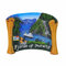Fjords of Norway 3D-Kühlschrankmagnet, Souvenir, Geschenk, Kunstharz, handgefertigt, Norwegen, Kühlschrankmagnet, Heim- und Küchendekorationskollektion
