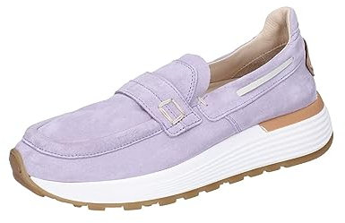 MoMA 3FS413-CRP12 Mocassini Donna Pelle Scamosciata Viola 37 EU