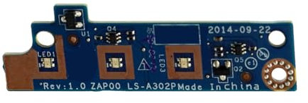 RTDPART Laptop-Lichtstatusanzeige LED-Platine für Alienware 13 R1 R2 LS-A302P 03VRX2 3VRX2 Neu