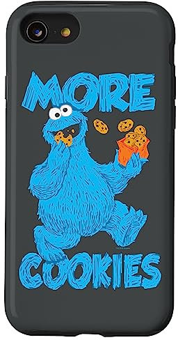Sesamstraße Krümelmonster Mehr Kekse Hülle für iPhone SE (2020) / 7 / 8