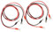 JOINPAYA Phonograph Supply 4pcs Turntable Ground Cable Insulation Test Leads Easy to Install