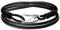 Viwind Lederarmband Damen Geflochtenes 19/20cm Leder armbänder for Damen Männer Multilayer Karabiner aus Edelstahl Manschette Wickelarmband Mit Geschenkbox (20cm, Schwarzes Rundseil)