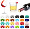 24 marcadores de cristal para vasos, marcadores de vidrio, marcadores de cristal, marcadores reversibles, para fiestas, vino, cristal, marcador de vasos, marcador de cristal, marcadores de vasos,