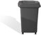 SAYEYBU 120L Green Outdoor Household Rubbish, Wheelie Bin Complete, Portable Commercial Bin, Outdoor Rubbish Bin with Lid, for Backyard Garage Outdoor Use,Black,50L