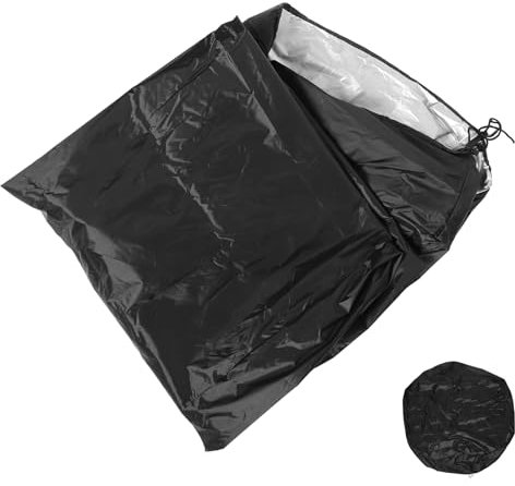 POPETPOP 5st Bunkerabdeckung Schwimmbadabdeckungen Schutzabdeckung Für Pool Tragbare Poolabdeckung Kleine Badewannenabdeckung Sandkastenschutz Schutzhülle Polyester (Polyester) Black