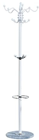 GHHDPDMJ Porte-Manteaux Porte-Manteaux Porte-Manteaux Porte-Manteaux en métal Porte-Manteaux avec Base en marbre Porte-Manteaux de Style Arbre Porte-Manteaux autoportant