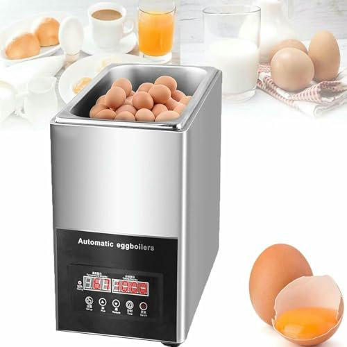 DRYIC 800W Automatic Commercial Egg Boiler, Hot Spring Egg Cooker, Commercial Egg Cooker, Effortlessly Cook 50 Eggs - Large Capacity, and Automatic hot spring egg cooker