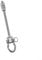 WIIYENA 304 Stainless Steel Heavy Duty Swing Hook for Power Rack and Sandbag Support (180mm)