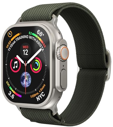 VONMÄHLEN Classic Nylon Loop – Robustes und verstellbares Nylonarmband, schweiß- und wasserbeständig, kompatibel mit Apple Watch