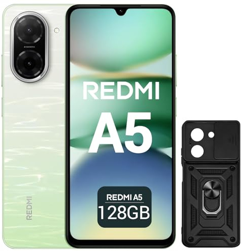 XIAOMI Redmi A5 Smartphone 6,88 120Hz Display, 128GB+4GB, 32MP AI-Kamera, 5200 mAh Akku, Seiten-Fingerprint-Sensor (Grün)