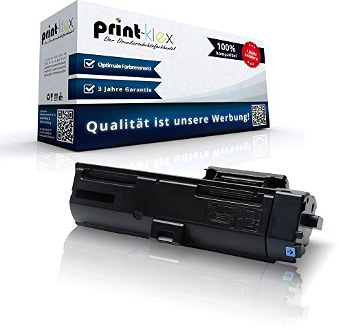 Print-Klex Tonerkartusche kompatibel für Kyocera ECOSYS P2040DN P2040DW 1T02RY0NL0 TK1160 TK-1160 K TK 1160 K Schwarz Black - Office Pro Serie