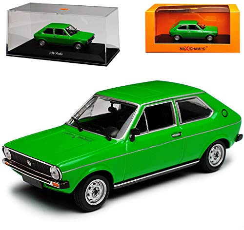 Minichamps Volkwagen Polo I Typ 86 Grün 3 Türer 1975-1981 1/43 Maxichamps Modell Auto
