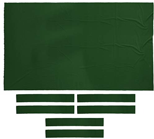 lahomia Billardtischdecke Filz Snooker Tischkissen für Billardtuch 8ft + 7ft Tischdecke - Grün, 8ft