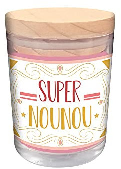 Bougie verre super nounou