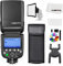 Godox V860III-C TTL 2.4G GN60 HSS Camera Flash with 10-Speed Adjustable Modeling Light, one-Key Switch TTL+2600 mA, Extremely Fast Recovery Lithium Battery Speedlite for Canon (Godox V860III-C)