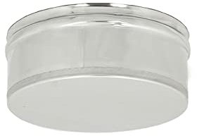 Raccord en T 90° pour conduit de cheminée en acier inoxydable D 80 (bouchon D 80 CECO)