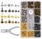 Limeow 180 PCS 6mm 8mm 12mm nieten set hohlnieten ledernieten nietenzange set studs nieten gürtel nieten für DIY Leder Handwerk Kleidung Tasche Schuhe Gürtel,mit 3 Werkzeug,4 Farben,12 Spezifikationen
