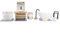 Surakey Puppenhaus Möbel Set Holz Kit Miniatur Puppenhaus Holzmöbel Zubehör, Puppen Möbel, einschließlich Küche, Esszimmer, Wohnzimmer, Kinderzimmer,Schlafzimmer, Badezimmer für Spielhaus