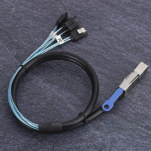 Cable SAS H0402 SAS de línea de transmisión de datos SAS para servidor externo para PC 3 GBps x 4 carriles 4 canales