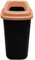 Home Centre Plastic Recycling Kitchen Office Waste Bin 45 Litre Brown Open Touchless Rim Sorting Waste Segregation Recycle Rubbish Container Six Colour Code Management School Work Trash Box
