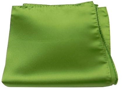 OUTLETISSIMO® POCHETTE FAZZOLETTO TASCHINO RASO VERDE OLIVA CLASSICO UOMO DONNA NUOVO