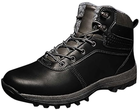 Generico Stivali Uomo Invernali Alti Scarpe Uomo Stivaletti Da Neve Bianchi Stivali Uomo Invernali Pelo Scarpe Eleganti Uomo Invernali Stivali Uomo Invernali Impermeabile Caldi Alti Da Lavoro