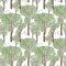 VEELIKE Fototapete Wald Tapete Baum Grün Tapete Waldland Dschungel Tapete Blätter Tropische Mustertapete 44.5cm x 300cm Wand Dekoration Schlafzimmer Möbelfolie Selbstklebend Wandtapete Badezimmer