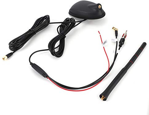 Antenne GPS Dab FM de Voiture, Antenne de Toit Dab pour Autoradio, Antenne de Voiture à Forte Inclinaison, Antenne de Toit Universelle, Amplificateur de Récepteur Radio Numérique