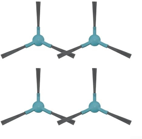 Cloudpower 4 piezas Kit de cepillos laterales para Conga 2499 apto para Ultra Home Advanced, juego de repuesto para aspiradora, piezas de aspiradora y accesorios