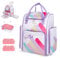 Saviland Nail Polish Organizer Bag: 33L Large Nail Bag Organizer Case Holds 80 Bottles (15ml/0.5 fl.oz) and Nail Lamp Travel Nail Supply Organizer Holder Nail Organizers and Storage Bag for Nail Tech