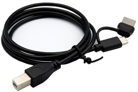 PLCPDM Cavo USB + tipo C maschio a USB tipo B maschio cavo per telefono stampante scanner piano cavo 1M 3.3ft