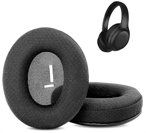 SoundSurge 90 (TT-BH090) Ersatz-Ohrpolster Kompatibel mit TaoTronics TT-BH060 TT-BH085 TT-BH090 Headset (Textilgewebe & Memory-Schaum)