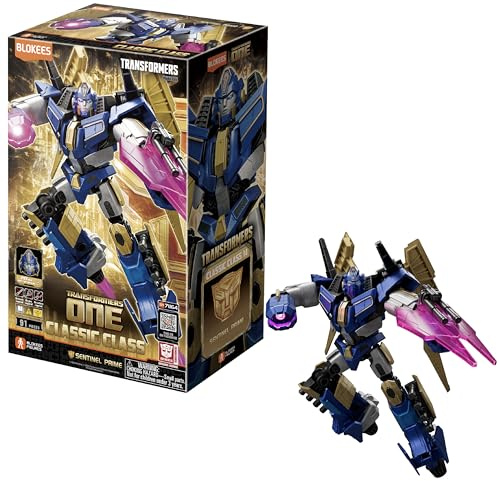BLOKEES Transformers - Sentinel Prime Model Kit, DIY Action Figure, 20 Moveable Joints, Age 15+