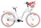 Goetze Style 26 Zoll Jugend Citybike, 17 Zoll Tiefeinsteiger Aluminiumrahmen, 3-Gang Nabenschaltung, Rücktrittbremse, V-Bremse vorne, LED-Beleuchtung, Rattankorb, Komfortsattel, mit Ständer & Klingel