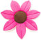 Bañera plegable de flores para jugar al bebé, tapete de cojín de girasol (rojo rosa)