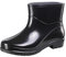 VaiKanhai Stivali da pioggia corti da donna impermeabili da pioggia da infilare, stivali da giardino, scarpe da ginnastica da donna, Nero , 39 EU