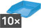 HAN 1027-X Briefablage KLASSIK, DIN A4/C4, stapelbar, stabil, modern (10er Pack | hellblau)
