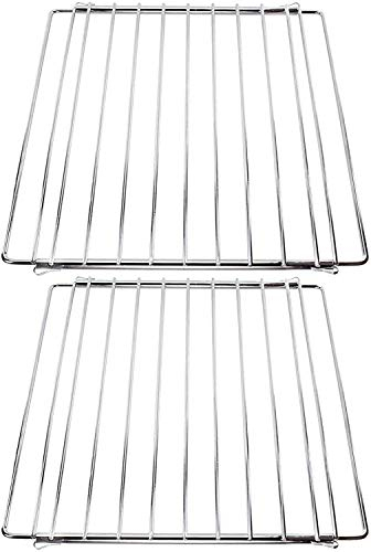 SPARES2GO Adjustable Extendable Small Oven Shelf for Belling Range Oven Cooker (Pack of 2)