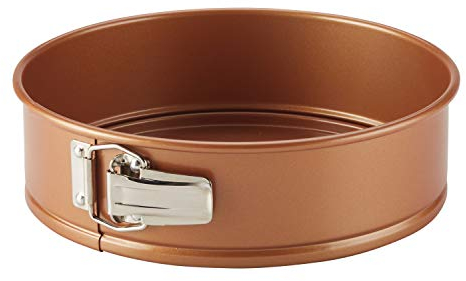 Ayesha Curry Antihaft Backformen Antihaft Springform Backform/Antihaft Springform Kuchenform/Antihaft Käsekuchenform Rund - 22,9 cm Kupfer