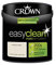 2.5L CROWN Easy Clean MATT Emulsion Multi Surface Paint That can be Used on Walls, Ceilings, Wood and Metal. Stain & Scrub Resistant Formula – Antique Cream