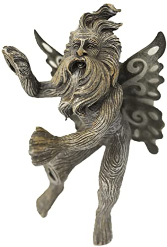Garden Mile Pixie Tree Hugger Garden Ornaments Outdoor Unusual Fairy Garden Accessories Outside Tree Decorations Outdoor Statues Hanging Ornaments For Tree Walls Gardening Gifts For Women Men