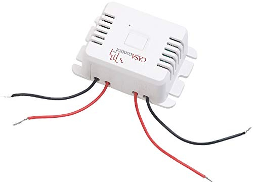 CASAcontrol Zubehör zu Deckenlampe Funkschalter: Einbau-Funk-Schaltmodul für kinetische Funk-Taster, bis 200 Watt (Lampenfassung mit Funkschalter, Kinetischer Set, Kabellose Stehlampe)