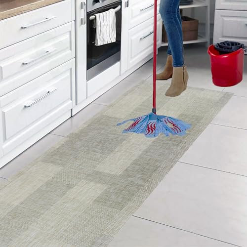 Tappeto cucina Antiscivolo LUCY Passatoia cucina Lavabile aderisce perfettamente a terra non piega si pulisce con straccio - tappeti casa moderno (50X180, 52)