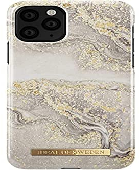 IDEAL OF SWEDEN of Sweden Sparkle Greige Marble Fashion Back Case kompatibel mit iPhone 11 Pro